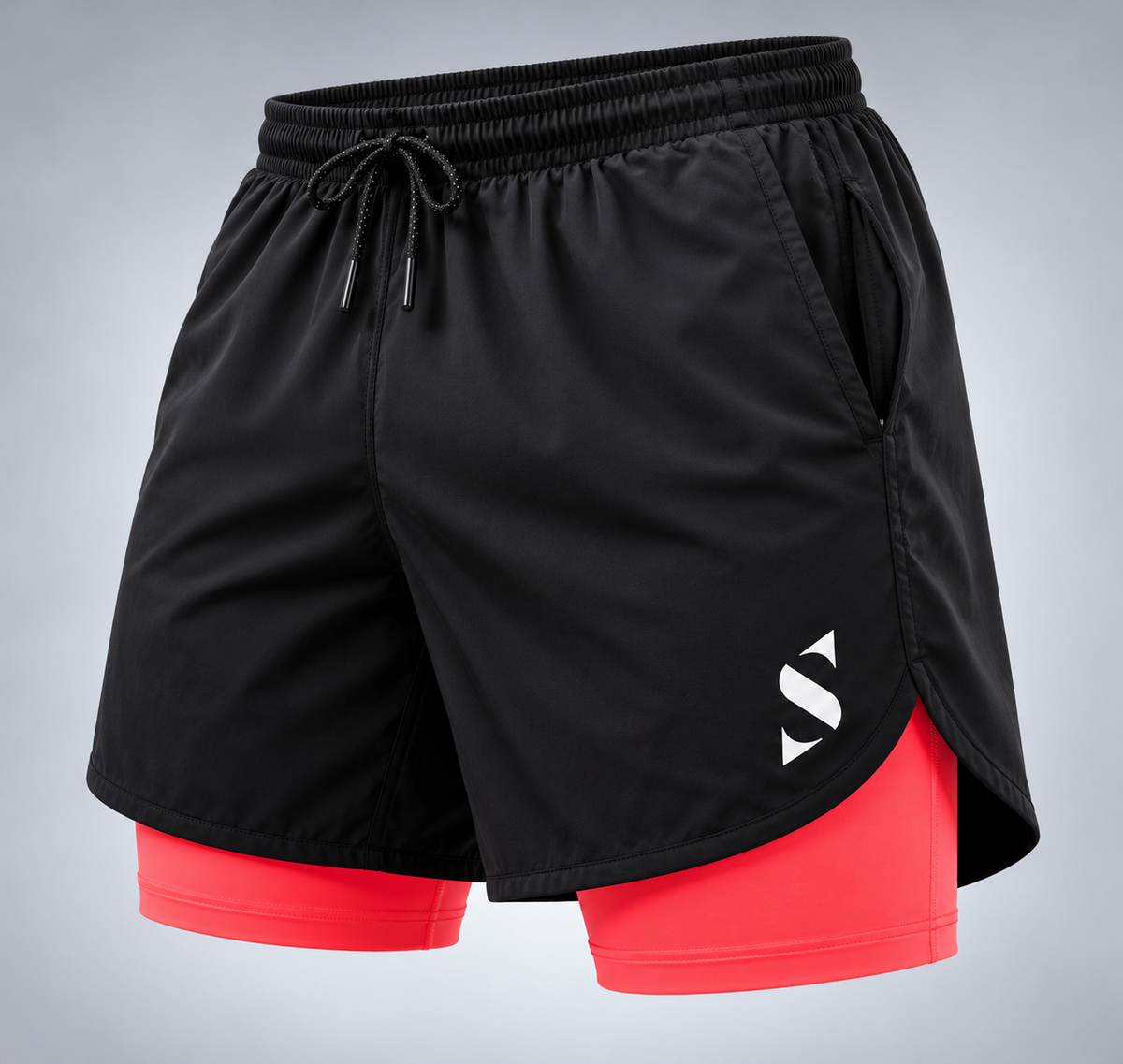 Performance Shorts 2×1 Orange