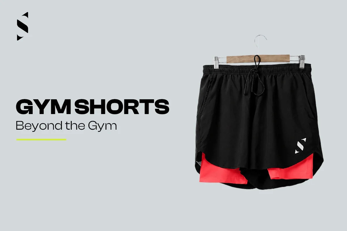 men’s athleisure shorts Egypt; gym-to-street shorts