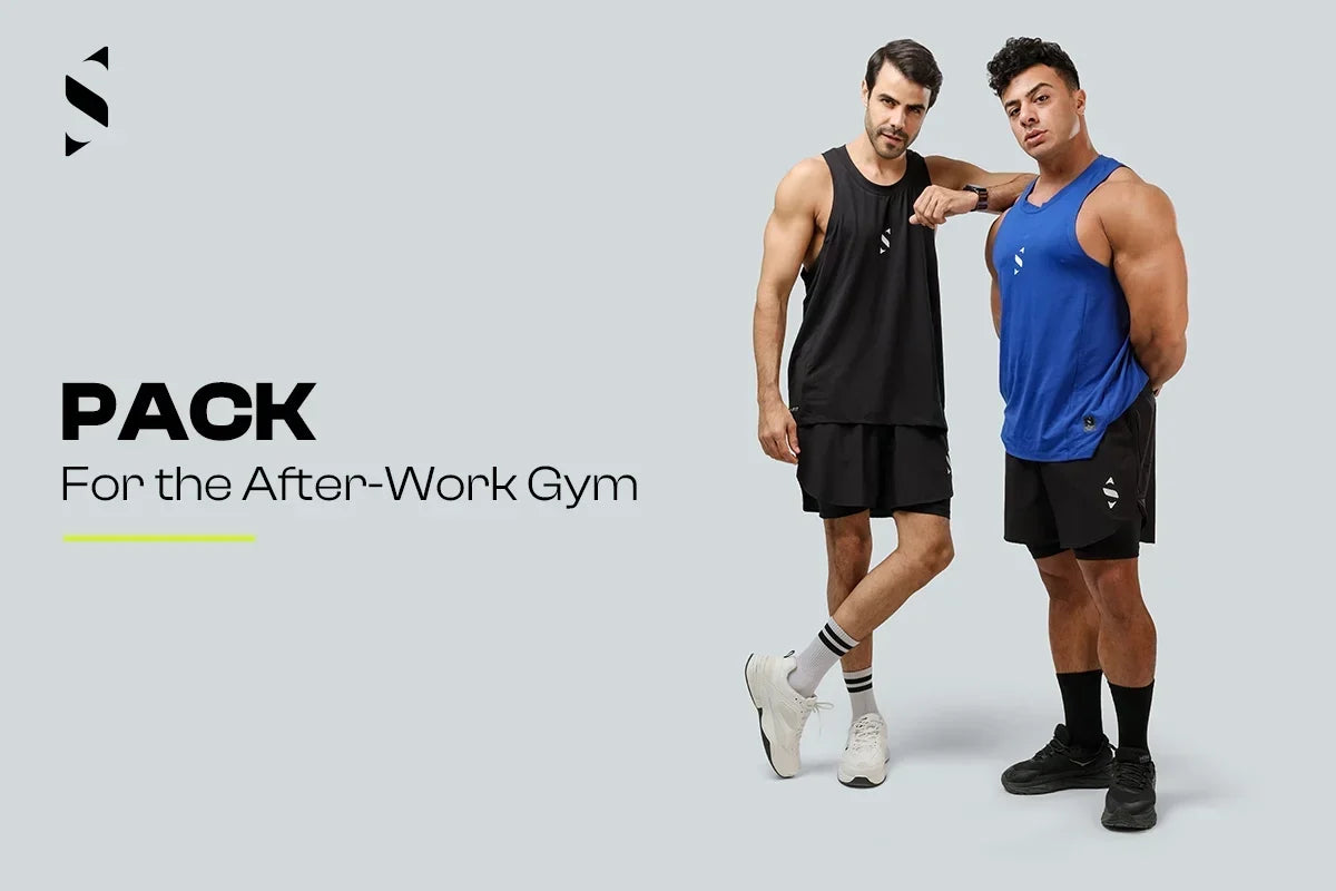 after-work gym bag essentials Egypt; change-ready training outfit