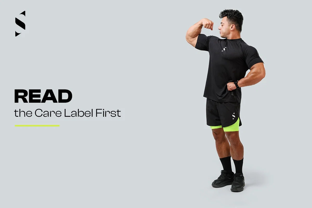 sportswear care labels Egypt; workout clothes label guide