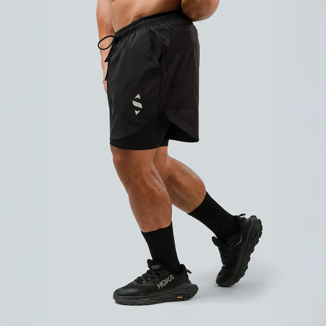 Performance Shorts 2×1 Black