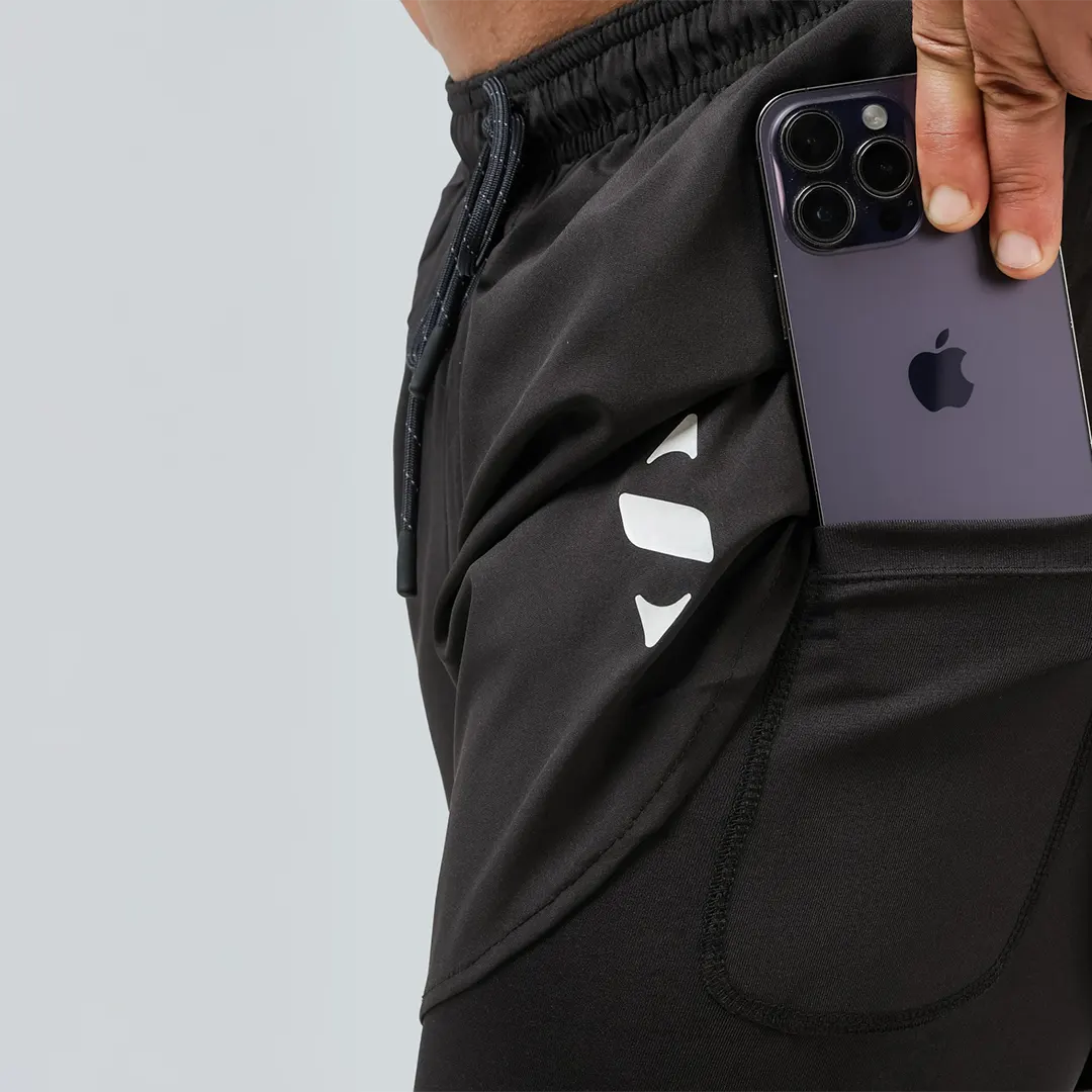 Performance Shorts 2×1 Black