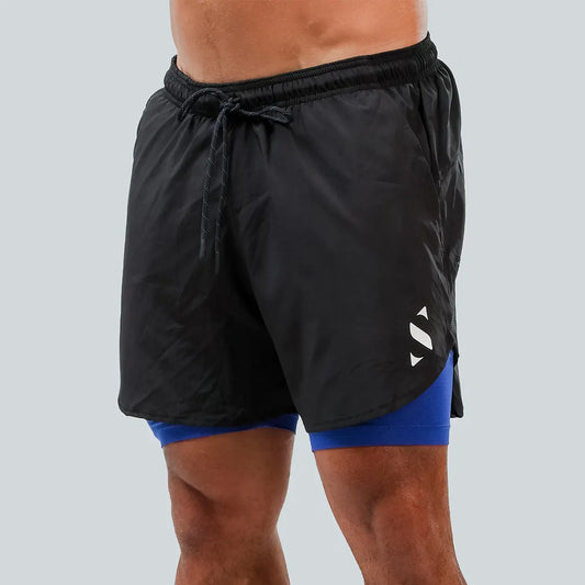 Performance Shorts 2×1 Blue
